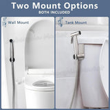 Bidet Sprayer Set Bathroom Hygiene Toilet Sprayer Personal Cleansing - Silver - Size 01