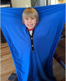 Blue Wellness Blanket – Soft Comfort for Relaxation and Travel