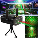 Laser Stage Lighting System with Remote, DMX, and RGB Effects