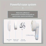 White Black Electric Clothes Lint Remover with USB-C Charging