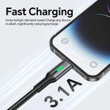 Black 240W Type-C Cable Super Fast Charging Cable 2m Charging Cable Blue Charging