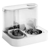 Gray Green Automatic Cat Feeder Cat Water Dispenser Cat Feeding Set Cat Supplies Cat Care