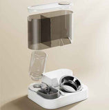 Gray Green Automatic Cat Feeder Cat Water Dispenser Cat Feeding Set Cat Supplies Cat Care