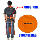 garden apron, mower protection, logging apron, waterproof apron, unisex apron, outdoor work apron, gardening gear, Australian gardening, yard work, protective apron - Yellow - Size M In Australia - Darrahopens