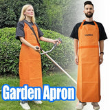 garden apron, mower protection, logging apron, waterproof apron, unisex apron, outdoor work apron, gardening gear, Australian gardening, yard work, protective apron - Yellow - Size M In Australia - Darrahopens