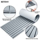 EVA Foam Boat Floor Mat 240x30x0.6 cm Light Grey