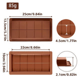 3 pieces silicone Dubai chocolate 8-slot mold food-grade silicone diy heat-resistant easy-to-remove baking cake mold for filling chocolate bars, Knafeh pistachio chocolate