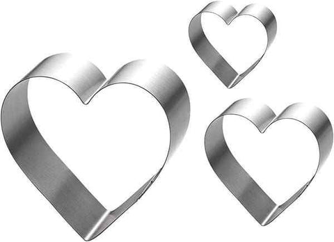 Hot - Selling Heart - Shaped Stainless Steel Cookie Cutters Set - High Quality