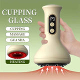 USB rechargeable intelligent nine-speed adjustable cupping massager, home electric cupping scraping massage instrument, 1200mAh battery life, whole body vacuum cupping tool, comes with 8 steel balls, best choice in ten days
