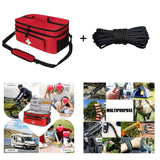 Red Blue First Aid Kit Bag Emergency Medical Storage High-Quality First Aid Bag