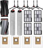 Eufy E28 Omni / E25 Omni Robot Vacuum Cleaner 17-piece Replacement Kit, 1 set of main brushes, 2 roller mops, 6 side brushes, 4 HEPA filters, 4 dust bags