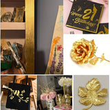 100PCS 24K pure gold leaf art pieces, can be used for painting, resin, gold plating, nail, gold leaf paper for DIY greeting cards, handicrafts, rock painting.