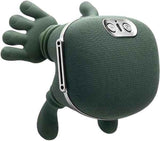 Massager, real hand simulation, deep tissue massage, neck, back and shoulder, 3D kneading, 3 speed adjustable USB charger (green)