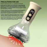 Cupping Glass Massage Tool Gua Sha Heating Relaxation Wellness Device Muscle