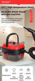 Steam Cleaner with Multiple Attachments, White