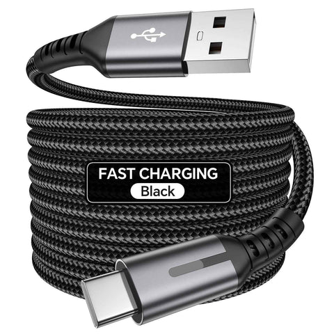 Black 240W Type-C Cable Super Fast Charging Cable 2m Data Cable Durable Charging