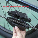 Black Blue Bicycle Chain Cleaner Bike Chain Cleaner Cycling Accessories Bike Maintenance