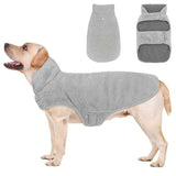 Grey XL Dog Fleece Vest for Dogs Under 100 Pounds