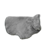 Grey XL Dog Fleece Vest for Dogs Under 100 Pounds