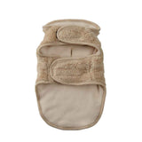 Brown XL Dog Fleece Coat for Large Breeds