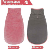 Pink XL Dog Fleece Vest, Super Warm & Windproof Winter Coat for Large Dogs