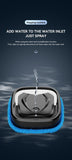 Black P6 Smart Robot Mop and Floor Cleaner