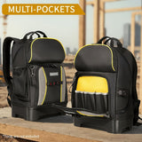 Travel Backpack Oxford Fabric Backpack Durable Backpack Spacious Backpack - Black - Size regular