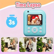Darrahopens Audio & Video > Photography > Camera Accessories Instant-Fun Camera: HD Photos, Filter Effects, Time-lapse Selfies, Built-in Games & Music, All-in-One Fun with Type-C Fast Charging.(BLUE) In Australia - Darrahopens