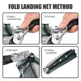 A multifunctional telescopic fishing net, the handle can be extended from 110 cm to 210 cm, which is very suitable for freshwater fishing, suitable for children and adults to use.