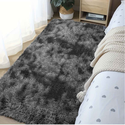 1 piece 200 * 160cm, soft plush carpet, non-slip plush fluffy carpet, tie-dye living room carpet, suitable for dormitory home decoration, pet-friendly bedroom living room carpet, home decoration, room decoration