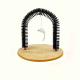 Cat grooming and scratching toys that cats can't resist - Cat Arch Self-Groomer: pamper your cat with massages and grooming brushes!
