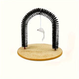 Cat grooming and scratching toys that cats can't resist - Cat Arch Self-Groomer: pamper your cat with massages and grooming brushes!