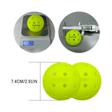 12 pairs of Pickleball, 40-hole seamless one-piece design, aerodynamic construction, excellent stability, rough matte surface enhances ball control, suitable for competitive Pickleball games