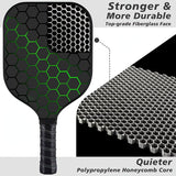 Double racket, Pickleball racket set, glass fiber graphite Pickleball racket set , Pickleball racket equipment with ball, equipment suitable for beginners and professionals