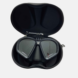 Professional adult small face free diving mask snorkeling mask box set, high-definition tempered glass electroplated lens, no / with camera bracket base snorkeling mask, small face fishing hunting snorkeling seaside play mask equipment