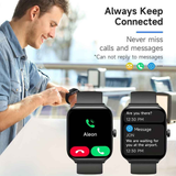 Smartwatch, men's and women's, 4.95cm fitness tracker, supports answering/making calls, wireless/睡Sleep tracking / 50 exercise modes, fitness watch, holiday gift, Valentine's Day gift