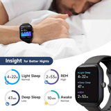 Smartwatch, men's and women's, 4.95cm fitness tracker, supports answering/making calls, wireless/睡Sleep tracking / 50 exercise modes, fitness watch, holiday gift, Valentine's Day gift