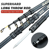 Ultra-hard carbon fiber fishing rod 3m, with anti-slip handle and metal ground inserts - suitable for sea rock fishing, surfing casting and long-range casting