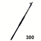 Ultra-hard carbon fiber fishing rod 3m, with anti-slip handle and metal ground inserts - suitable for sea rock fishing, surfing casting and long-range casting