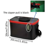 Portable multi-function EVA fishing bag: large capacity, foldable, non-inflatable design, suitable for camping and fishing.