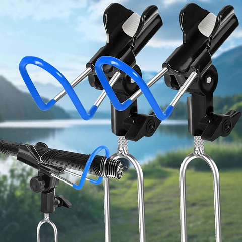 1-piece set upgraded shore fishing fishing rod stand, fishing farm fishing rod stand, ground fishing rod stand, beach raised fishing rod stand, anti-slip design, protect your fishing rod
