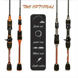 Ultra-light carbon micro-mouthe lures UL 1.8m ultra-soft solid straight handle slightly far-casting whitefish fishing rod