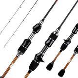 Ultra-light carbon micro-mouthe lures UL 1.8m ultra-soft solid straight handle slightly far-casting whitefish fishing rod