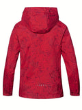 Plus Size Women'S Jacket Spring Autumn Outdoor Coat Detachable Hood Jacket - Green - Size XL(AU XL/EU52)