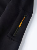 Unisex Hoodie Zip-Up Hoodie Autumn Winter Jacket Fleece Jacket Outdoor Training - Navy - Size 2XL(AU 2XL/EU54) In Australia - Darrahopens