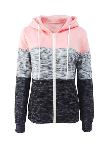 3d Print Hoodie Autumn Hoodie Casual Zip Hoodie Loose Sweatshirt Streetwear - Pink - Size XL(AU XL/EU52) In Australia - Darrahopens