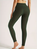 Solid Color Thickened Casual Sports Leggings - Gray - Size 12(AU12/EU40)