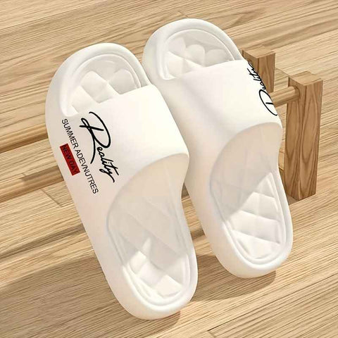 EVA One-Step-On Slippers - All-Season Unisex Design - Black - Size 9(AU9/EU42) In Australia - Darrahopens