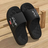 EVA One-Step-On Slippers - All-Season Unisex Design - Black - Size 9(AU9/EU42) In Australia - Darrahopens