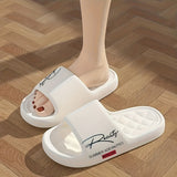 EVA One-Step-On Slippers - All-Season Unisex Design - White - Size 12(AU12/EU45)